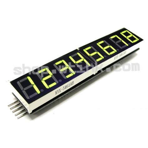 Max7219 056 Inch 8 Digit 7 Segment Led Display Spi Interface