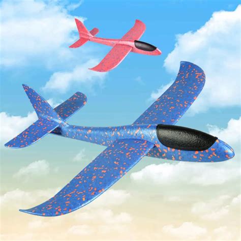 Airplane Hand Launch Throwing Glider Aircraft Inertial Foam Airplane ...