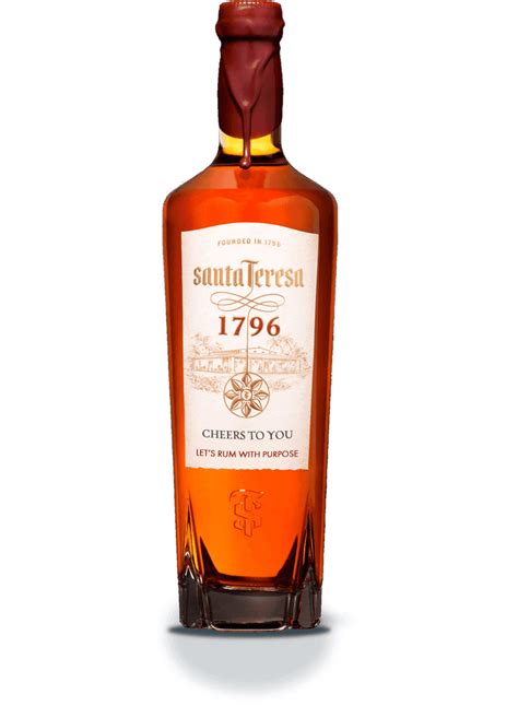 Personalized Rum Bottle Bacardi Santa Teresa