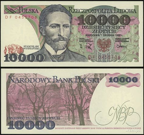 Banknotes From Poland Mint Unc Polish Zloty