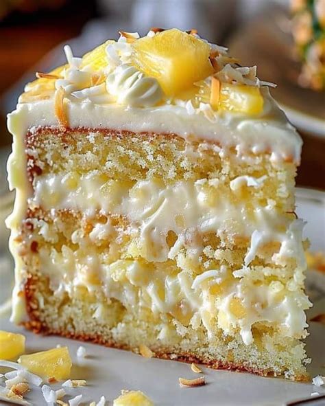 Pineapple Coconut Dream Cake