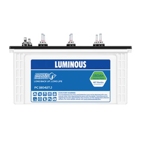 Luminous Pc 18042 Tj150ah Tubular Battery At Rs 12000 Luminous