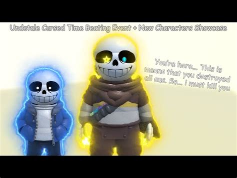 Undertale Cursed Time Beating New Ink Event New Characters Showcase