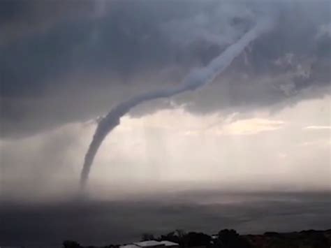 Rare Waterspout Captured On Video Sweeping Across Italian Coast The