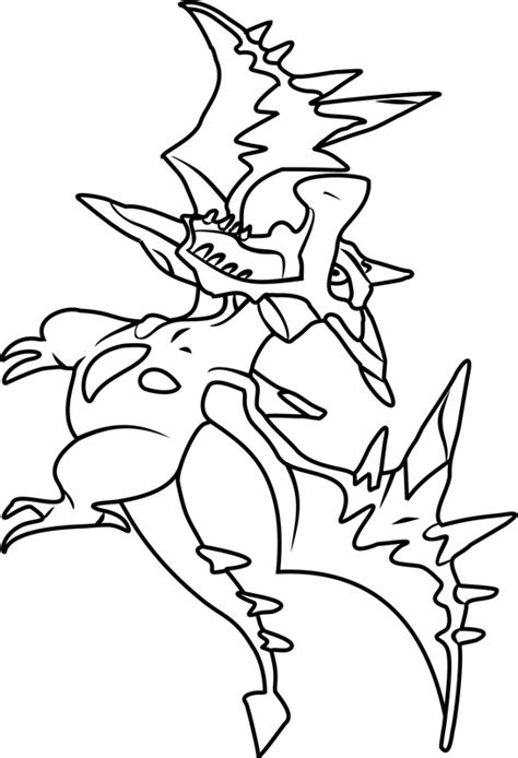 Aerodactyl Pokemon Coloring Page