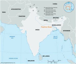 Padma River | Bangladesh, Map, Description, & Facts | Britannica