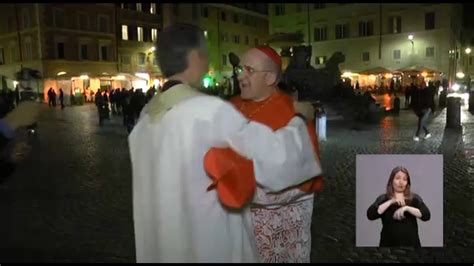 El cardenal Osoro toma posesión de la basílica de Santa María in