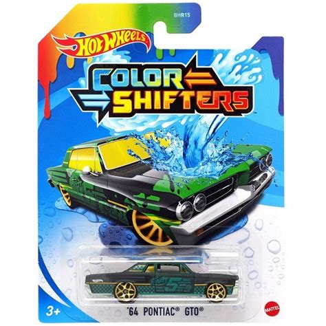 Hot Wheels színváltós kisautó Pontiac GTO Gyerekajándék