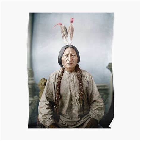 "Sitting Bull Portrait - Dakota Territory - By David Barry - Circa 1883 ...