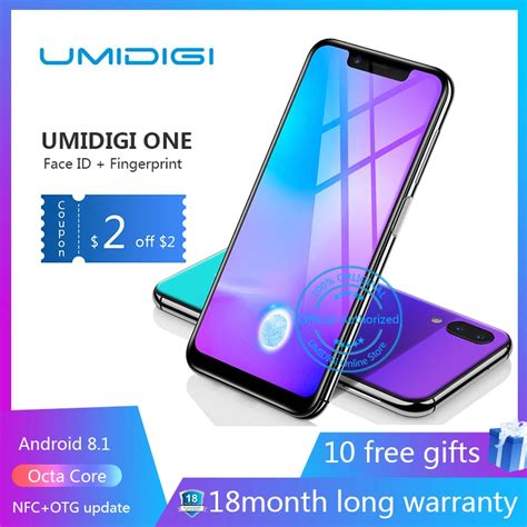 UMIDIGI One Octa Core Cell Phone 5 9 FHD Full Screen 4G 32GB F 1 7