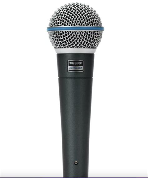 Shure Beta 58A Supercardioid Dynamic Vocal Microphone 042406054720