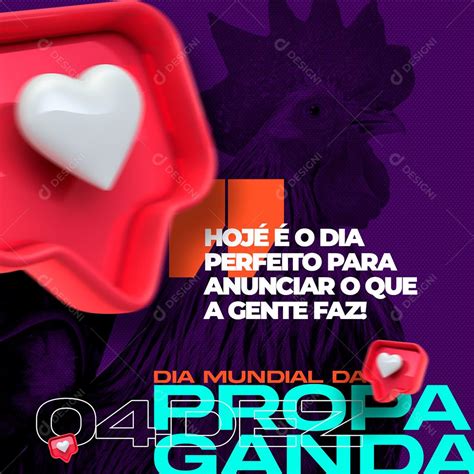 Marketing Digital Social Media Dia Mundial Da Propaganda Psd Edit Vel