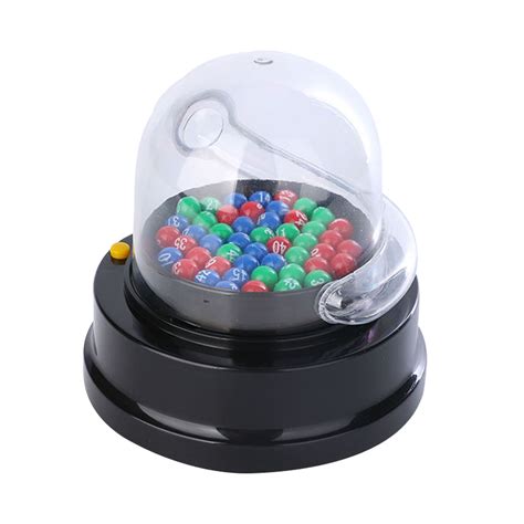 Stri 1 Set Of Plastic Electrical Shake Lottery Ball Machine Mini