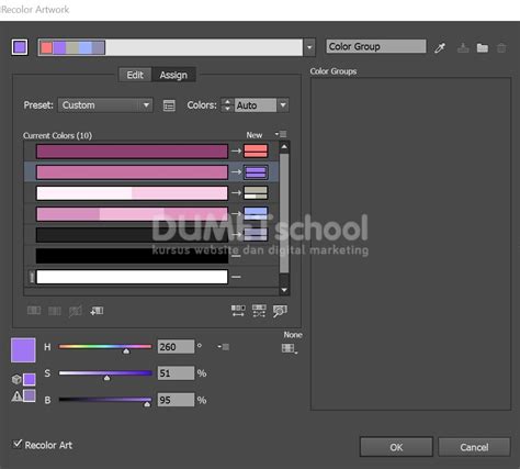 Mengubah Warna File Mentahan Illustrator Dalam Hitungan Detik Indah