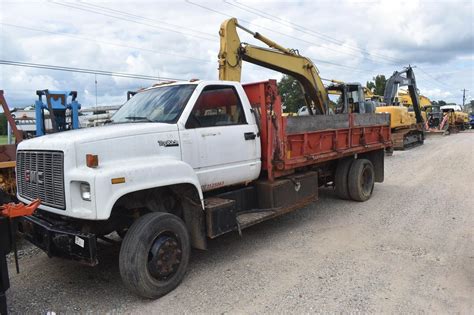 1993 GMC TopKick C6500 Single Axle Dump Truck Chevrolet Automatic