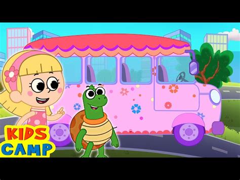 Wheels On The Bus With Professions 🚌 | KidsCamp Nursery Rhymes - Videos ...