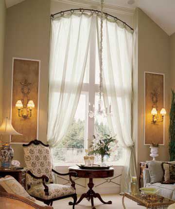 How To Hang Curtains On Arched Windows For A Designer Look