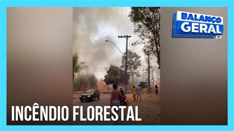 Incêndio atinge reserva ambiental em Santa Maria e assusta moradores