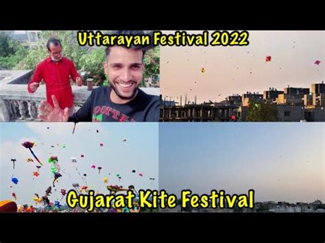 Uttarayan Festival Kite Cutting Kite Festival Gujarat Kite