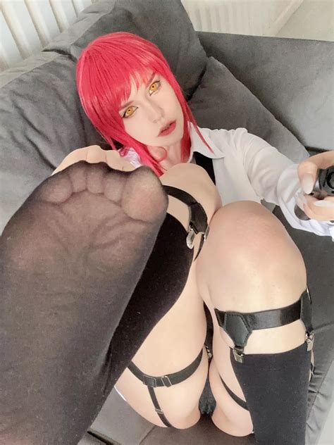 Makima Chainsaw Man Cosplay By Bakafuwa Nudes Rule Feet Nude