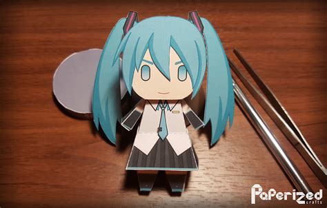 Vocaloid Hatsune Miku Papercraft Paperized Crafts