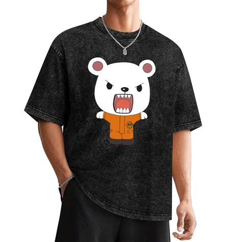 Футболка с медведем Bepo The Martial Artist, мешковатые рубашки ...