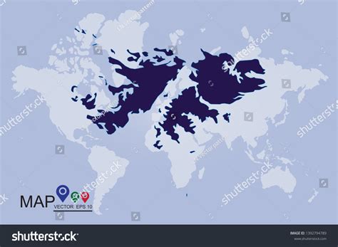 Map Of Falkland Islands Detailed Vector Map Royalty Free Stock