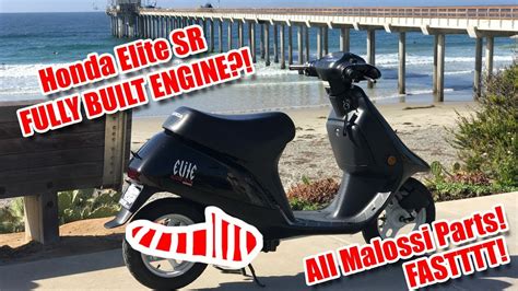 Honda Elite 72cc Full Malossi Engine Build YouTube