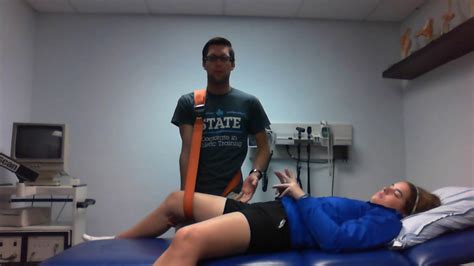 Alternate Anterior Posterior Hip Maitland Mobilization Youtube