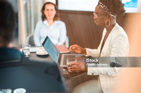 Young Black Female Financial Advisor Working Stock Photo Download