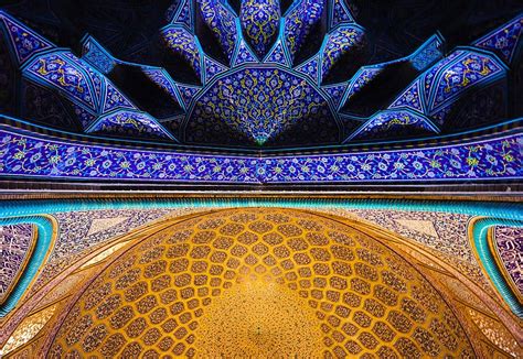 Hd Wallpaper Iran Architecture Masque Ceiling Symmetry Dome