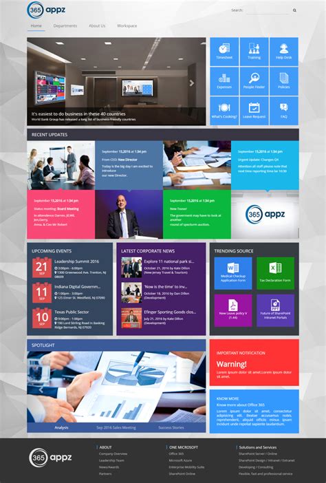 Sharepoint Online Intranet Templates