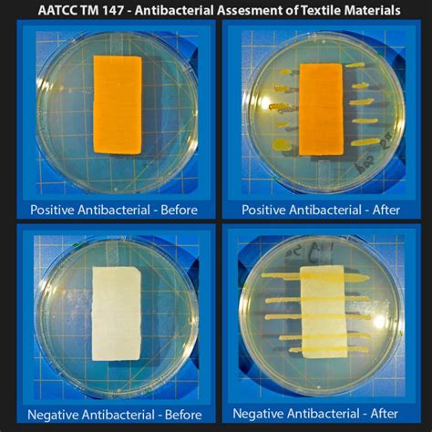 Certified Reference Material For AATCC TM 147 Antimicrobial Textile