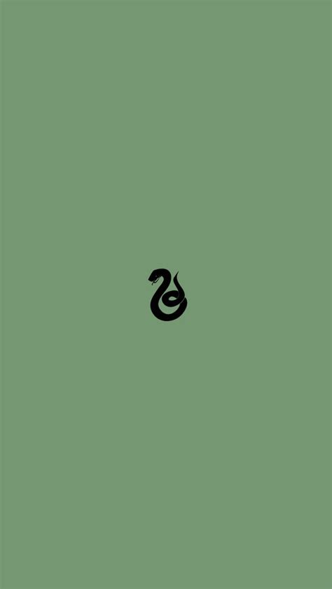 Snake Slytherin Harry Potter Phone Wallpaper Sfondi Verdi Sfondi