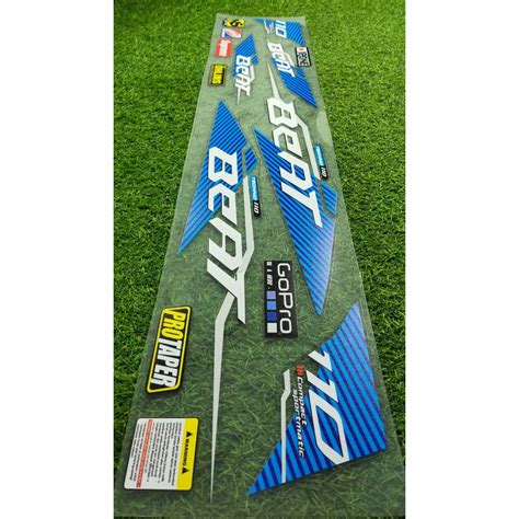 Jual Striping Polet Beat Karbu Lis Bahan Bening Transparan Sticker