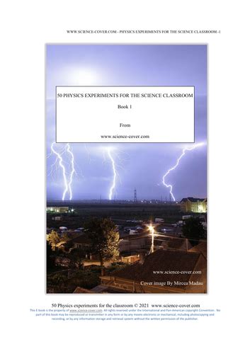 50 experiments for the physics classroom sample copy | Teaching Resources