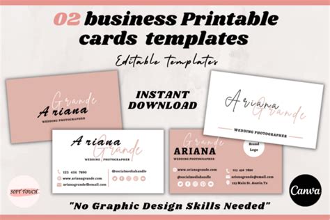 2 Business Cards Templates-Canva Designs Graphic by Soft Touch ...