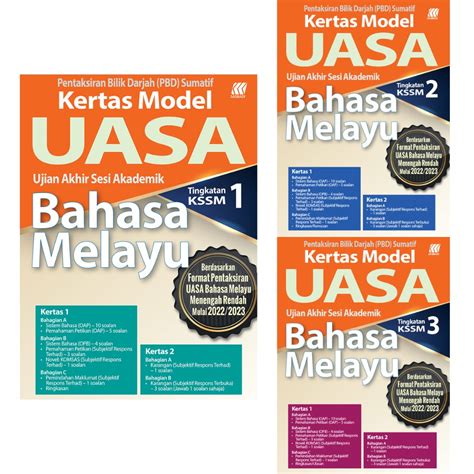 Sasbadi Kertas Model Peperiksaan Kertas Model Uasa Tingkatan 1 3