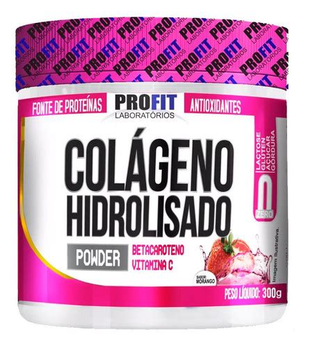 Colágeno Hidrolisado Powder Betacaroteno Vitamina C 300g