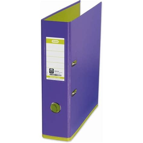 Oxford Classeur A4 MyColour 8 Cm De Large Bicolore Violet Et Vert