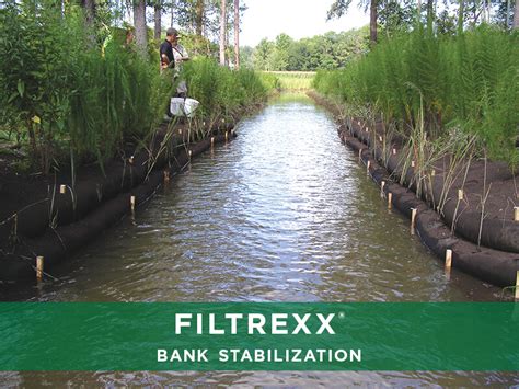 Filtrexx Bank Stabilization Solutions Reliable Stabilization Systems