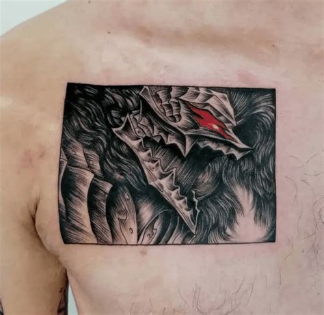 Berserk Armor Chest Tattoo - TATTOOGOTO