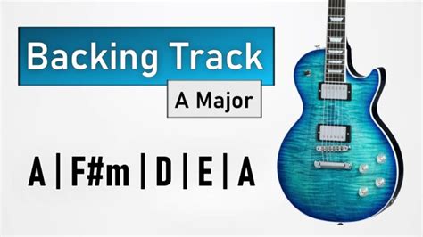 Pop Rock Backing Track A Major Bpm Guitar Backing Track Music