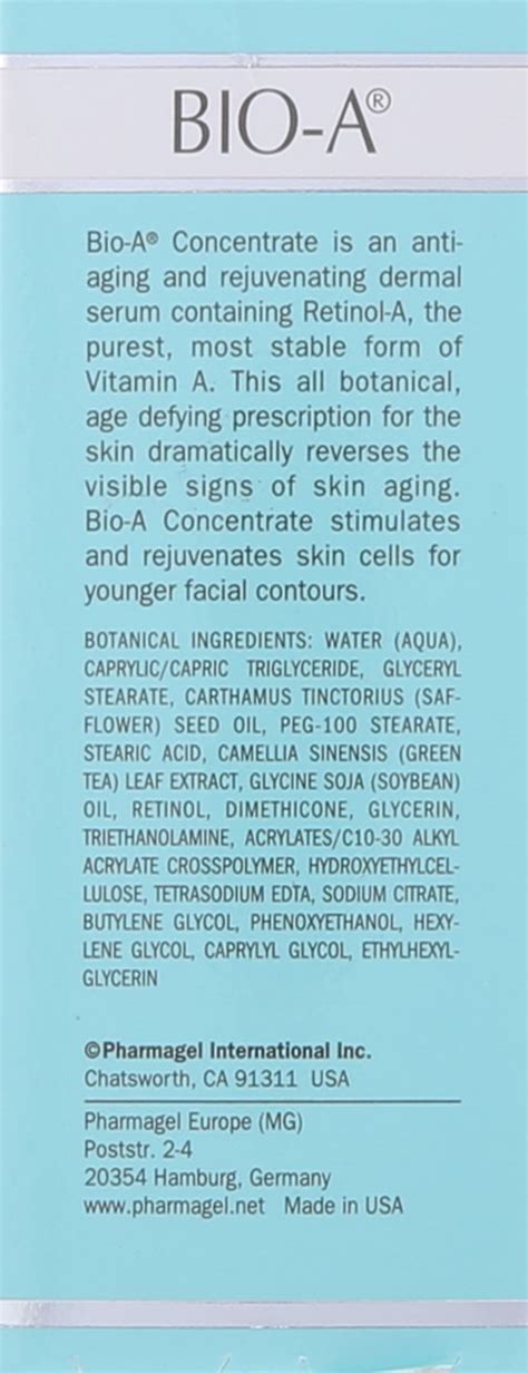 Pharmagel Bio-A Facial Serum | Retinol Serum | Anti Aging and Anti Wri - Fulfillment Center