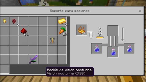 COMO HACER POCION DE VISION NOCTURNA EN MINECRAFT 1 19 YouTube