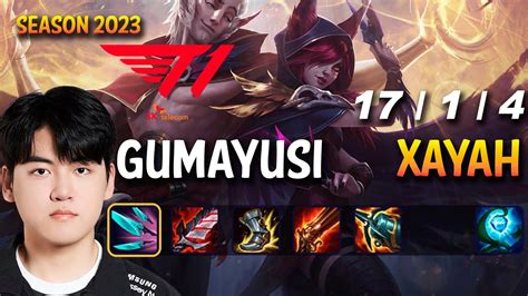 T1 Gumayusi XAYAH Vs JINX ADC Patch 13 22 KR Ranked YouTube