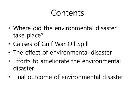 Ppt Gulf War Oil Spills Powerpoint Presentation Free Download Id