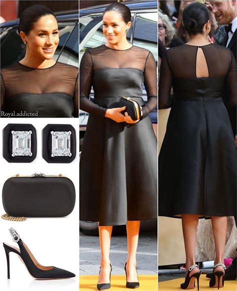 Royaladdicted Duchess Of Sussex Style Dress Jason Wu Shoes Aquazzura Clutch Gucci