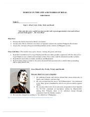 Module In The Life And Works Of Rizal Midterms Compress Pdf MODULE IN