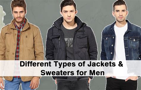 Different Types Of Winter Jacketssweaters For Men